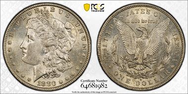 1880-O $1 AU58