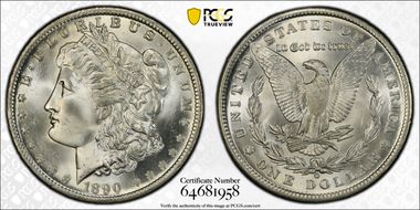1890-O $1 MS66