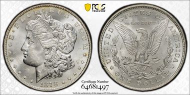 1878 8TF $1 MS62