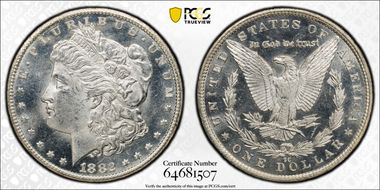 1882-CC $1 MS63PL