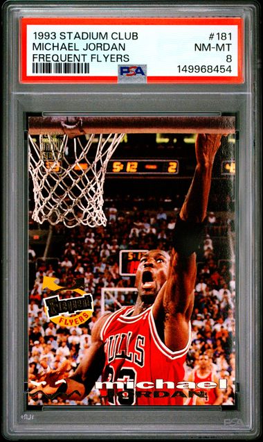 1993 STADIUM CLUB Topps Stadium Club FREQUENT FLYERS #181 Michael Jordan front