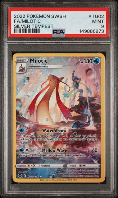 2022 Pokemon Silver #TG02 Milotic front