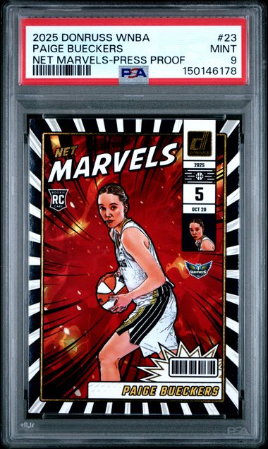 2025 Donruss Wnba Net Marvels-Press Proof NET MARVELS-PRESS PROOF #23 Paige Bueckers front