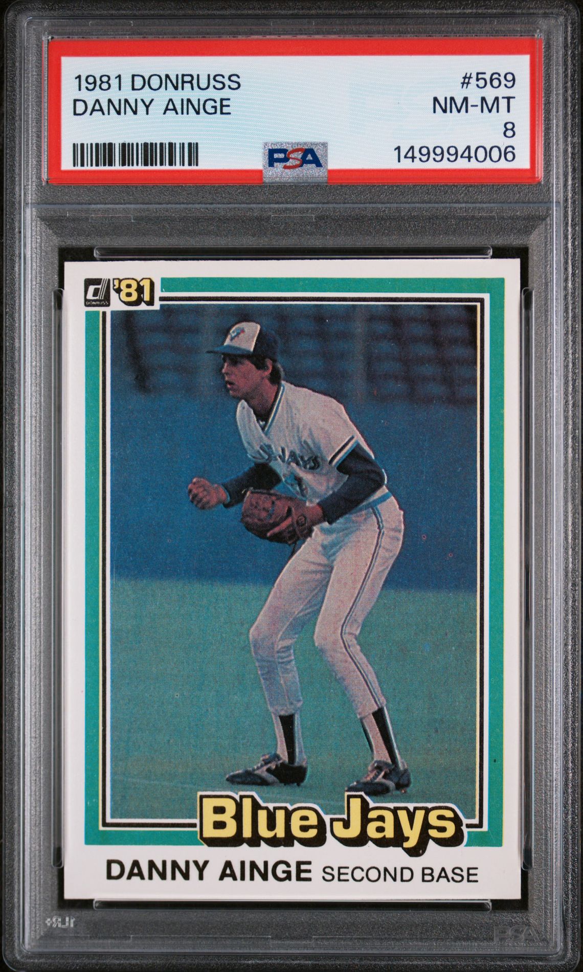 1981 Donruss DONRUSS #569 Danny Ainge front