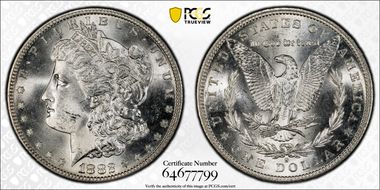 1882-S $1 MS64