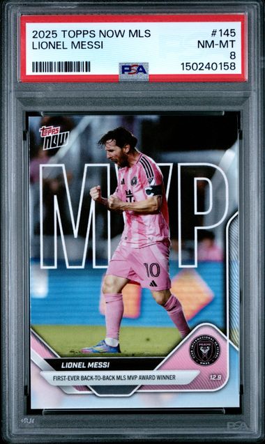 2025 Topps Topps Now #145 Lionel Messi Near front