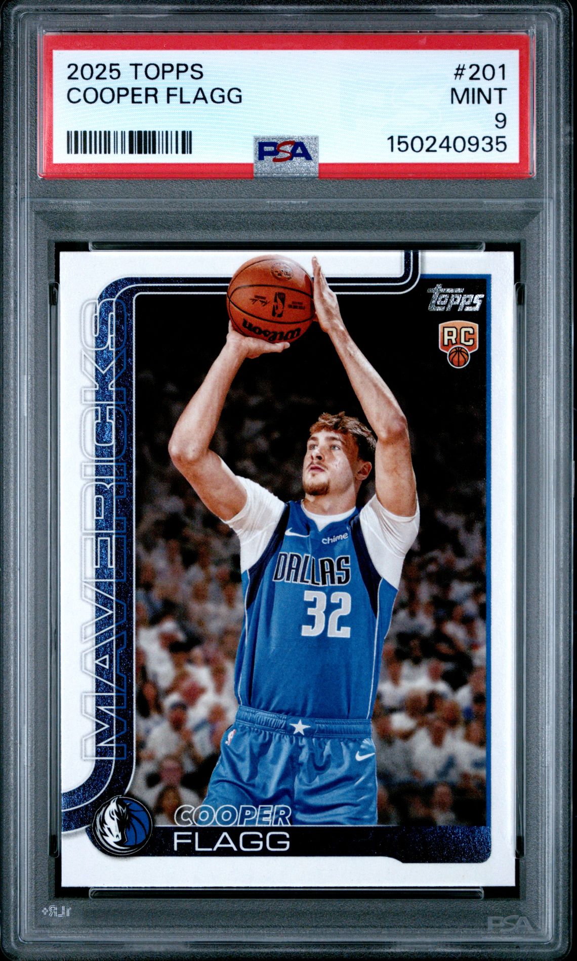 2025 Topps Cooper Flagg #201 Mint 9 front