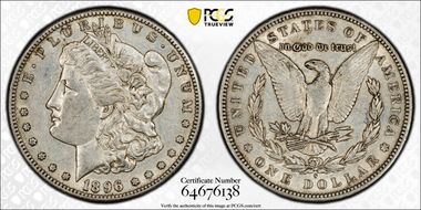 1896-S $1 AU50