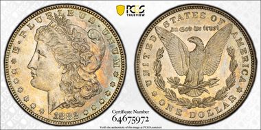 1882 $1 AU55