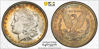 1884-O $1 MS64