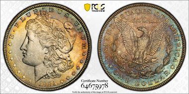 1885 $1 MS63