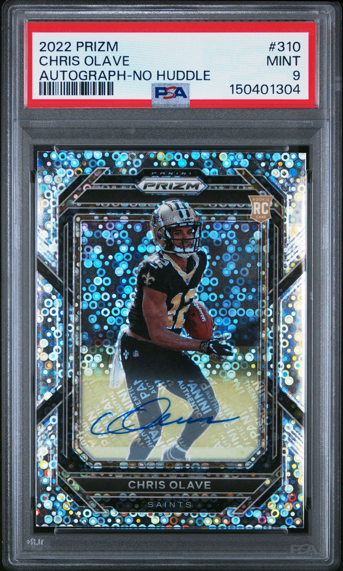 2022 Panini PANINI PRIZM AUTOGRAPH-NO HUDDLE #310 Chris Olave front