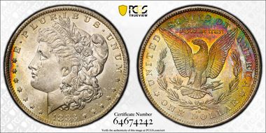 1883-O $1 MS62