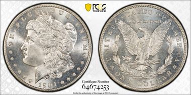 1901-O $1 MS65
