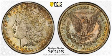 1883-O $1 MS62