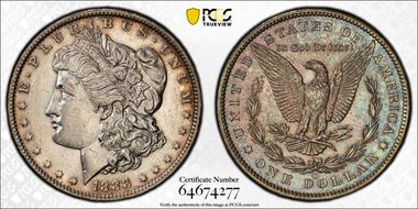 1888-O $1 AU55