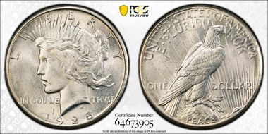 1925-S $1 MS63