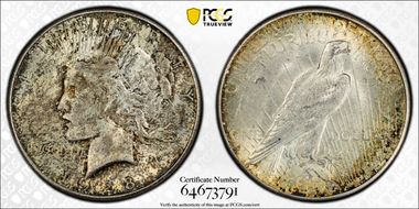 1928-S $1 AU58