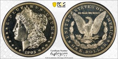 1903 $1 PR65