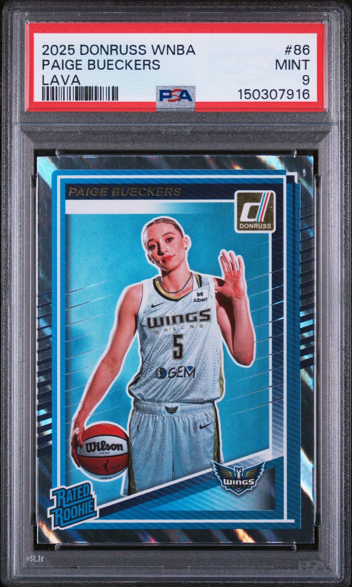 2025 Panini PANINI DONRUSS WNBA LAVA #86 Paige Bueckers front