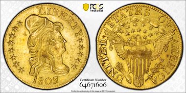 1803/2 $5 MS61