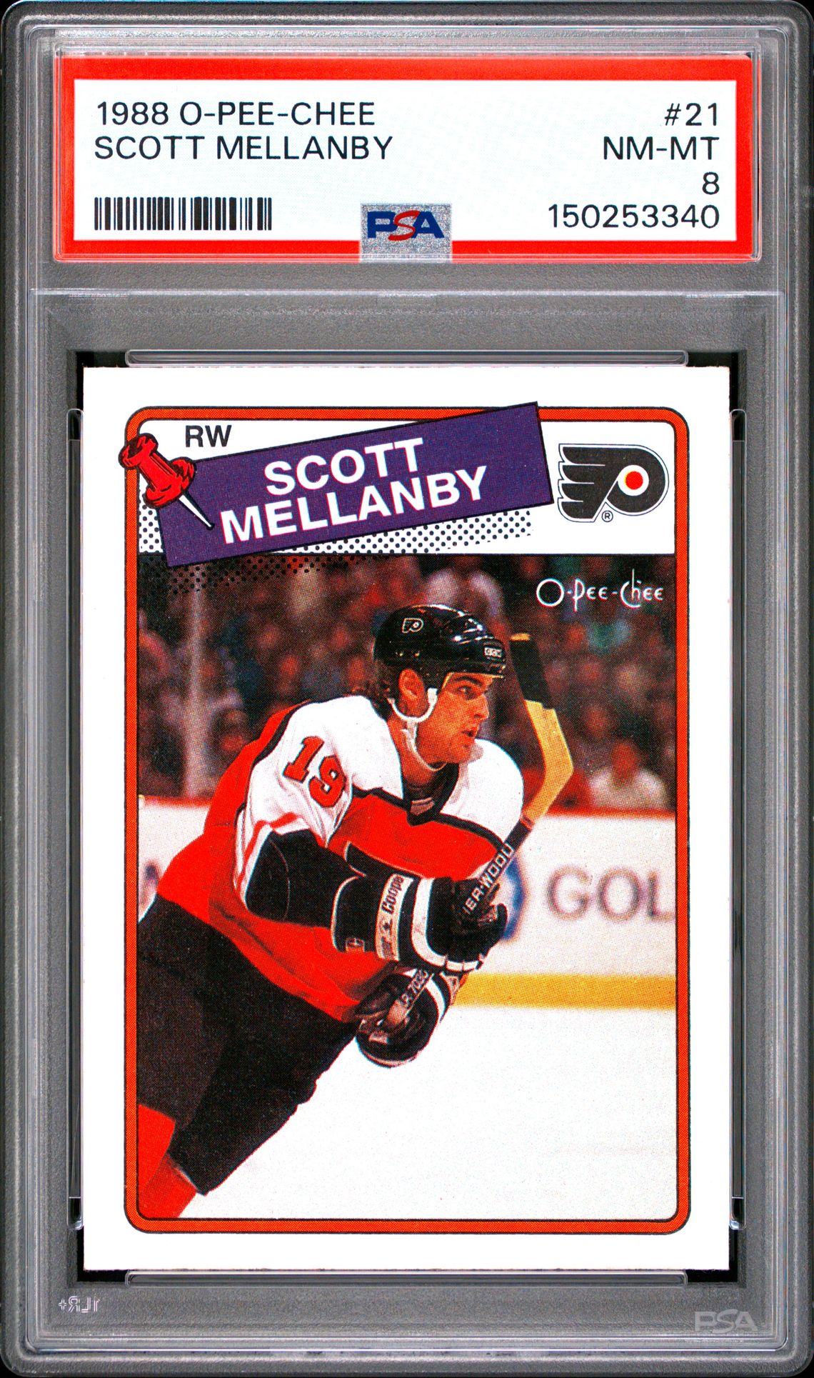 1988 Upper Deck O-Pee-Chee #21 Scott Mellanby front