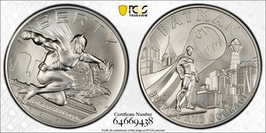 2025 Medal DC Comics - Batman 1oz Ag First Strike MS70