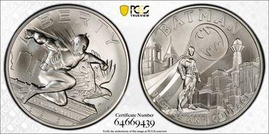 2025 Medal DC Comics - Batman 1oz Ag First Strike MS70