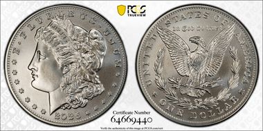 2025 $1 Morgan Dollar MS70