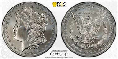 2025 $1 Morgan Dollar MS70