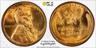 1941 1C MS65+ RD
