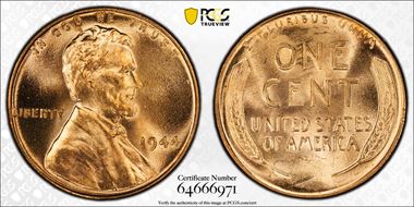 1944 1C MS65RD