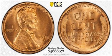 1945-D 1C MS65RD