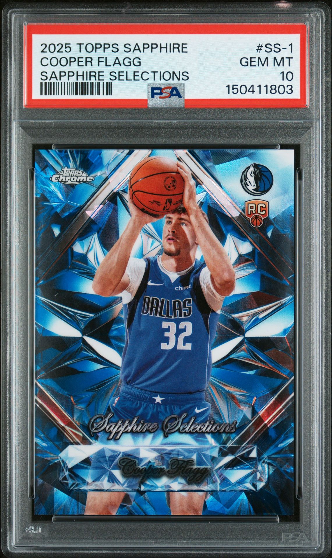 2025 Topps TOPPS CHROME SAPPHIRE EDITION SAPPHIRE SELECTIONS #SS-1 Cooper Flagg front