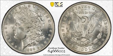 1888-O $1 MS66+