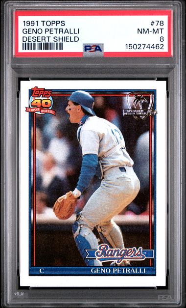 1991 Topps #78 Desert Shield Geno front