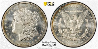 1903 $1 MS67PL