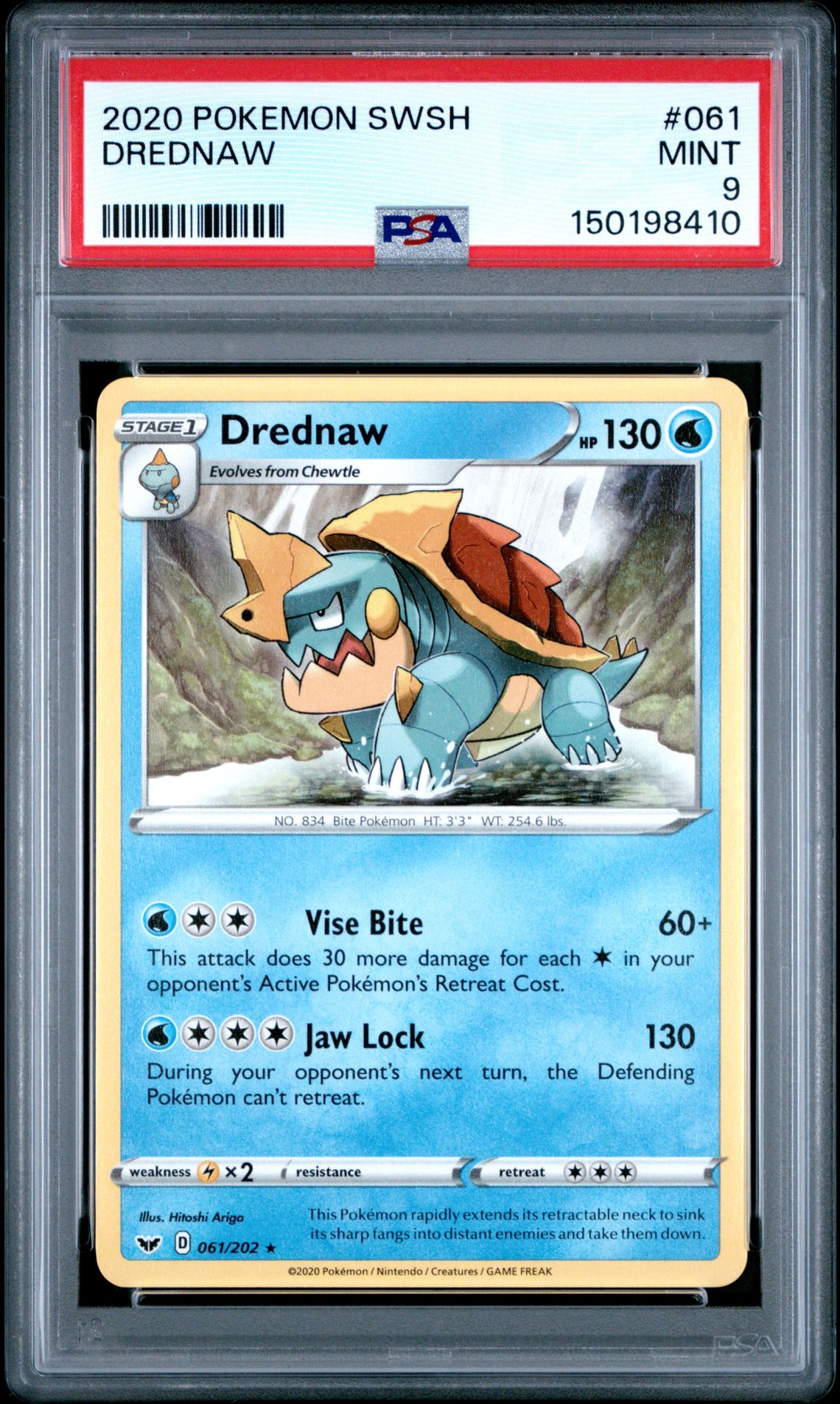 2020 Pokemon POKEMON SWORD & SHIELD Drednaw front