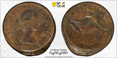 1964 (m) 1D MS62BN
