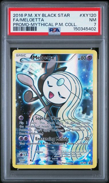 2016 Pokemon Black Star Promo Promo-Mythicalp.M.Coll PROMO-MYTHICAL P.M. COLL. #XY120 Meloetta front