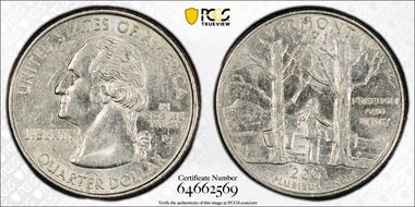 2001-P 25C Vermont AU55