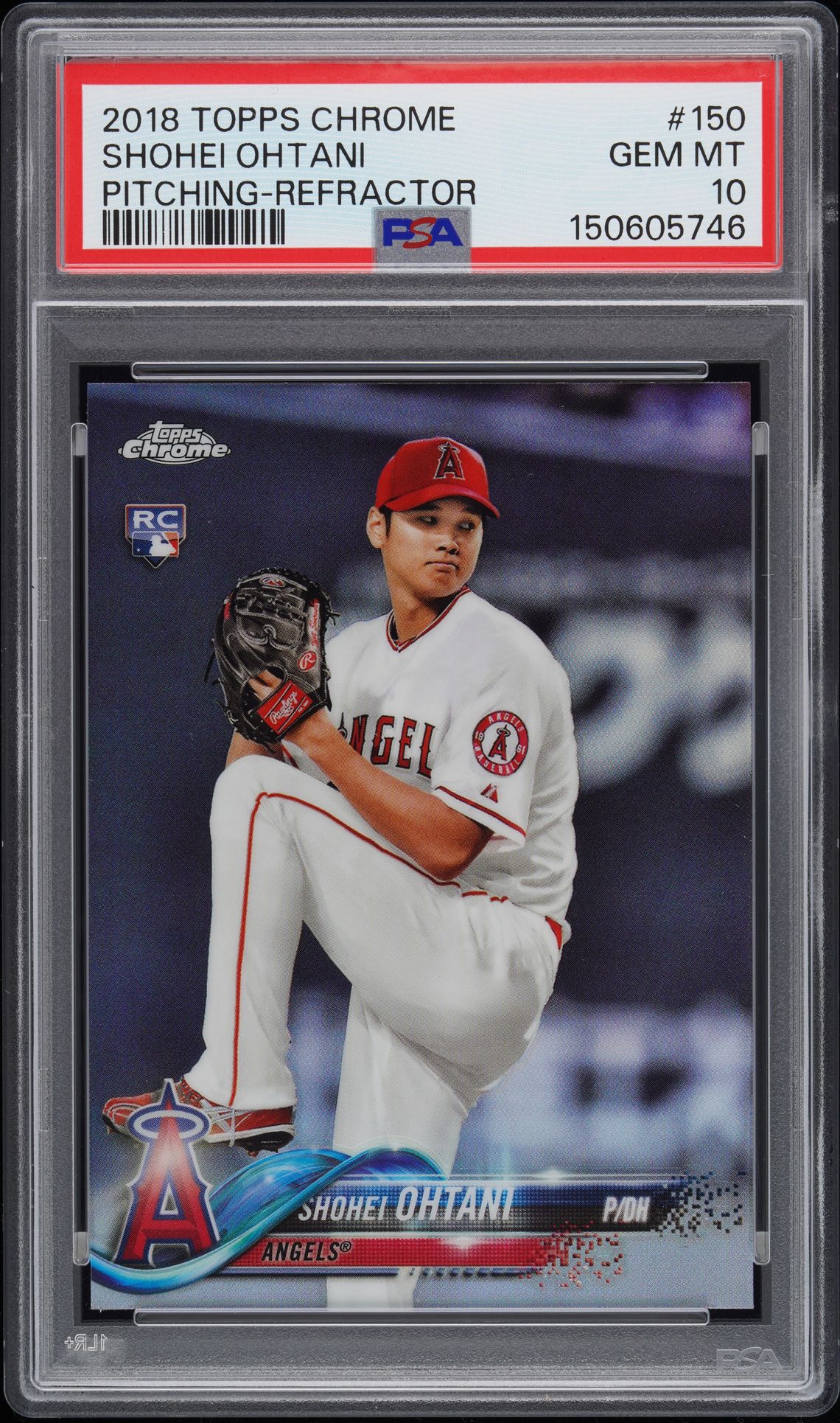 2018 Topps Topps Chrome Refractor #150 Shohei Ohtani front