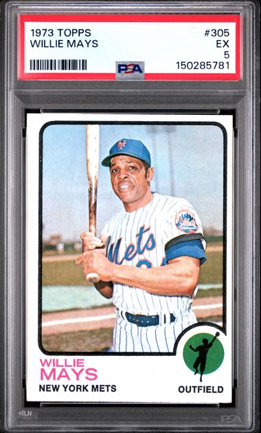 1973 Topps TOPPS #305 Willie Mays front