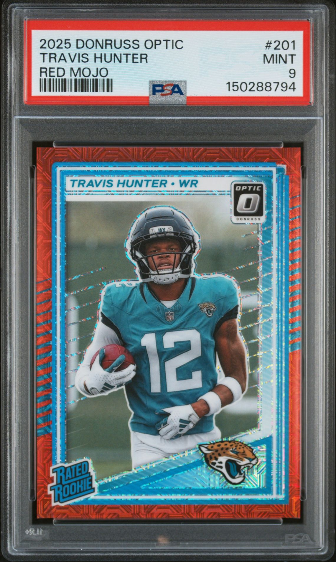2025 Panini PANINI DONRUSS OPTIC RED MOJO #201 Travis Hunter front