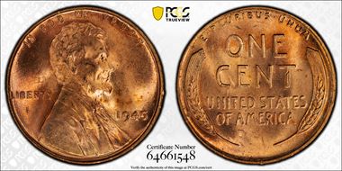 1945 1C MS64RD