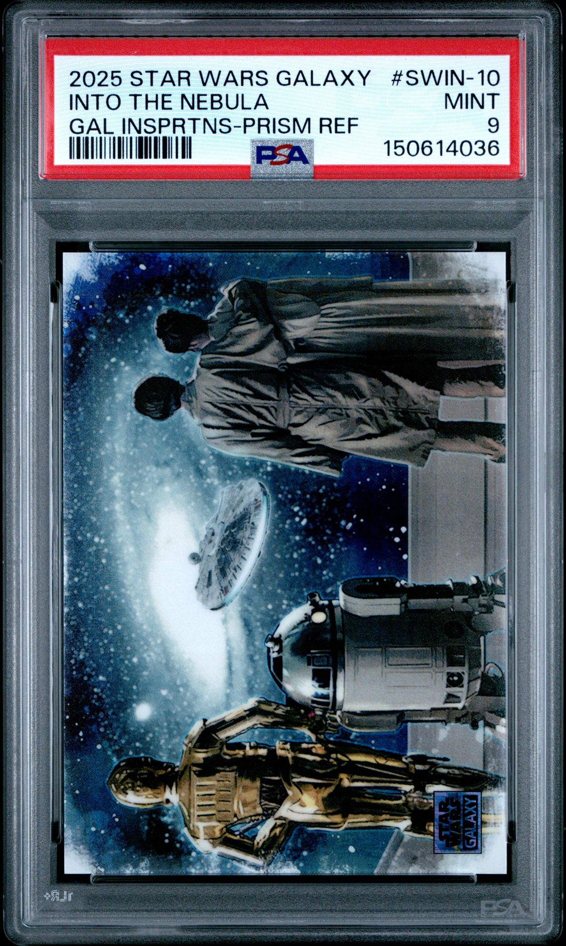 2025 Topps TOPPS CHROME STAR WARS GALAXY GALACTIC INSPIRATIONS Gal Insprtns-Prism Ref Into The Nebula front