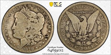 1878 7TF $1 Reverse of 1879 N1