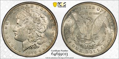 1878-S $1 MS61