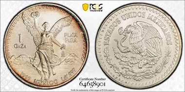 1995-Mo Onza Libertad Ag MS68