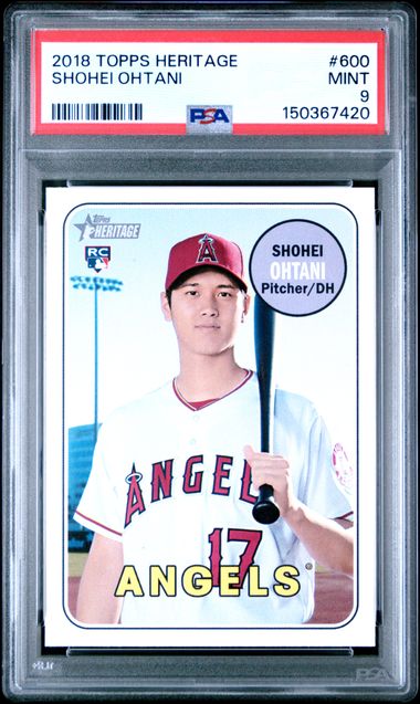 2018 Topps TOPPS HERITAGE #600 Shohei Ohtani front